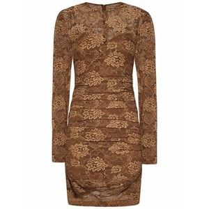 Dolce & Gabbana Floral Lace Beige Dress - NWT